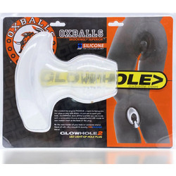 Oxballs Glowhole Πρωκτική Σφήνα 11.4cm Διαφανής
