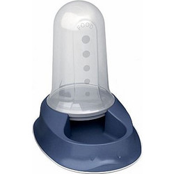 Stefanplast Chic Αυτόματη Πλαστική Ταΐστρα & Ποτίστρα Μπολ με Δοχείο 2lt Μπλε