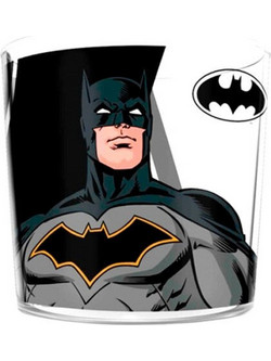Ποτήρι Νερού Γυάλινo DC Comics Batman Διαφανές Μαύρο 8435450252877