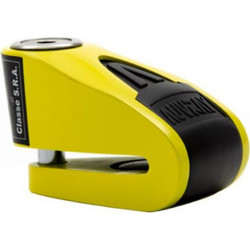Auvray B-Lock 10 Κλειδαριά Δισκόφρενου Μηχανής 10mm με Συναγερμό Κίτρινη