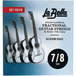 La Bella FG178 Σετ 6 Χορδές Κλασικής Κιθάρας Nylon Medium Tension 7/8
