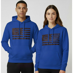 GSA Ανδρικό Αθλητικό Φούτερ με Κουκούλα Royal Blue 345448-5578
