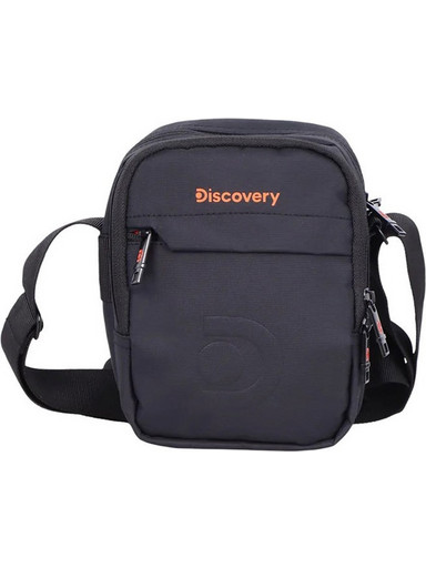 Discovery Ανδρική Τσάντα Ώμου / Χιαστί Μαύρη D01201-06