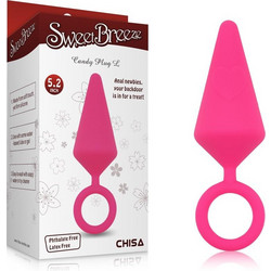 Chisa Novelties Sweet Breeze Candy Large Πρωκτική Σφήνα 13.2cm Ροζ