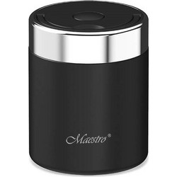 Maestro Δοχείο Φαγητού Θερμός Inox 500ml Μαύρο