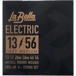 La Bella HRS-JM Σετ 6 Χορδές Ηλεκτρικής Κιθάρας Nickel Plated Steel 13-56" Extra Light Tension