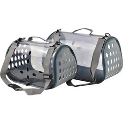 Tradesor Τσάντα Μεταφοράς Γάτας Γκρι Διαφανής 42x25x23cm