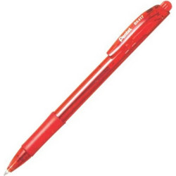 Pentel Retractable Στυλό Διαρκείας 0.7mm Κόκκινο 53-0029