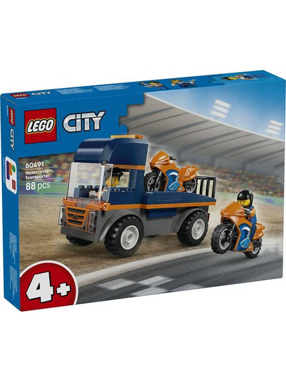 Lego City Motorcycle Transporter για 4+ Ετών 60491
