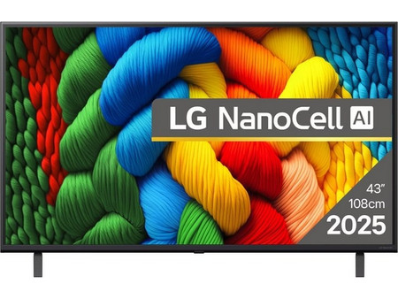 LG 43NANO80A3B Smart Τηλεόραση 43" 4K UHD DLED HDR (2025)