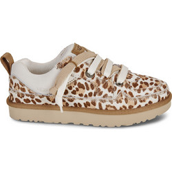 UGG Lowmel Plains Γυναικεία Sneakers Λευκά Καφέ 1181071-FDJ