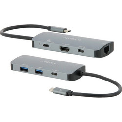 Mobilis 001382 USB-C Docking Station με HDMI PD Ethernet