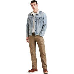 Levi's 505 Ανδρικό Τζιν Παντελόνι Ελαστικό Κανονική Εφαρμογή Καφέ 34233-0004
