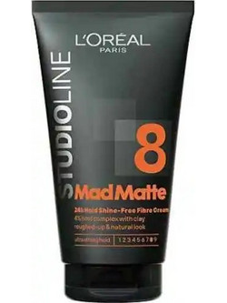 L'Oreal Paris Studio Line 8 Mad Matte Gel Μαλλιών Δυνατό Κράτημα 150ml