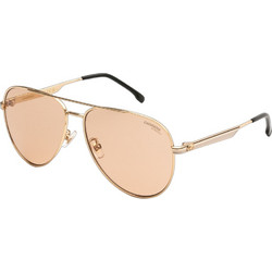 Carrera CA3088S 84E70 Ανδρικά Γυαλιά Ηλίου Aviator Μεταλλικά Χρυσά με Μπεζ Φακό