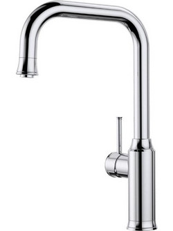 Blanco Livia-S 521288 Μπαταρία Κουζίνας Πάγκου Διπλής Παροχής Ανάμεικτη με Ντουζ Inox