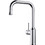 Blanco Livia-S 521288 Μπαταρία Κουζίνας Πάγκου Διπλής Παροχής Ανάμεικτη με Ντουζ Inox