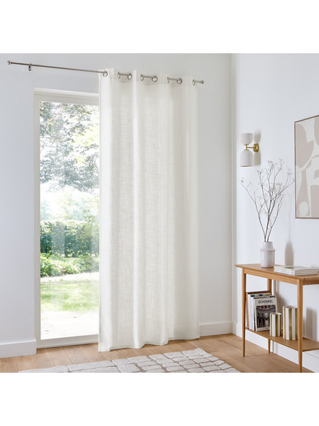 La Redoute Κουρτίνα με Τρουκς 140x250 Harvey 351329308 Εκρού