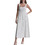 DKNY Midi Καλοκαιρινό Βραδινό Φόρεμα Λινό Λευκό DJ6D9174-IVY