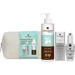 Messinian Spa Balanced Skin Niacinamide Serum 30ml + Cucumber & Orange Face Wash 300ml