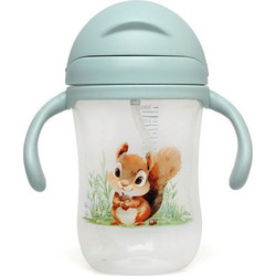 Kiokids Εκπαιδευτικό Ποτηράκι Squirrel 300ml