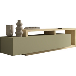 PoliHome Έπιπλο Τηλεόρασης Μοριοσανίδα Olive Μ219xΠ45xΥ52cm Bron 163096169