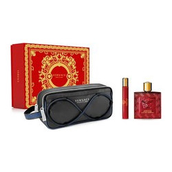 Versace Eros Flame Eau de Parfum 100ml + 10ml + Black Pouch