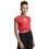 Adidas Παιδικό Crop Top Αμάνικο Κόκκινο KC4591