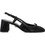 Guy Laroche Γόβες Slingback Δερμάτινες με Χοντρό Ψηλό Τακούνι Μαύρες 57380