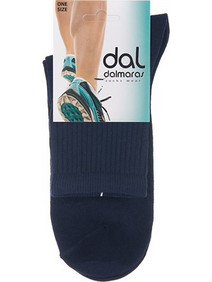 Dal Βαμβακερές Ανδρικές Κάλτσες Ψηλές Navy Μπλε 949