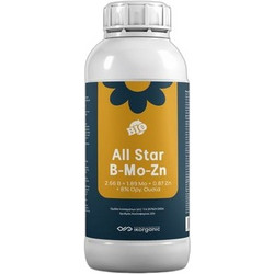 Ikorganic Υγρό Υδατοδιαλυτό Βιολογικό Λίπασμα Βορίου Ψευδαργύρου Μολυβδαινίου 1lt