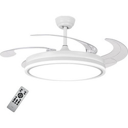 Life Verano 221-0503 Ανεμιστήρας Οροφής 108cm 30W με Φως & Τηλεχειριστήριο Λευκός