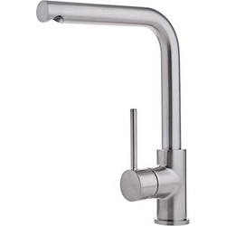 Viospiral Modea Line 5201372033725 Μπαταρία Κουζίνας Πάγκου Διπλής Παροχής Ανάμεικτη Inox