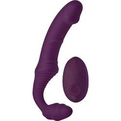 Dream Toys Bold Storm Strapless Strap On 21cm με Δόνηση Μωβ