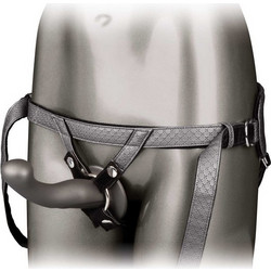 CalExotics Her Royal Sensual Harness Strap On με Dildo 17.8cm Γκρι