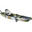 Caribbean Sea Kayaks 10'4" Flaps Πλαστικό Kayak 1 Ατόμου με Πετάλια Κυπαρισσί