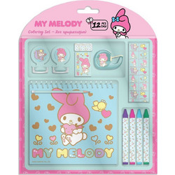 My Melody Σετ Ζωγραφικής 18.5x2x17.5cm 6x12τμχ