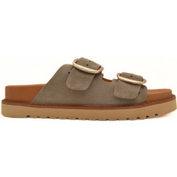 Hawkins Γυναικεία Σανδάλια Suede Γκρι 59054S17-S17