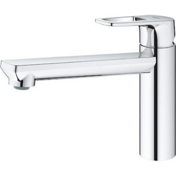 GROHE Bauloop 31706000 Μπαταρία Κουζίνας Πάγκου Διπλής Παροχής Ανάμεικτη Inox