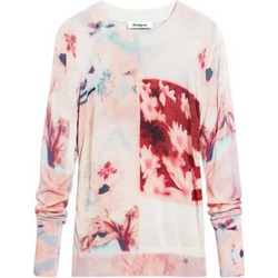 Desigual Copenhague Γυναικεία Πλεκτή Μπλούζα Εκρού 26SWJF13-3021