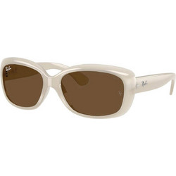 Ray-Ban RB4101 688753 Ανδρικά Γυαλιά Ηλίου Τετράγωνα Κοκάλινα Λευκά με Καφέ Φακό