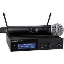Shure SLXD24+E/SM58 K55 Σετ Ασύρματο Δυναμικό Μικρόφωνo Χειρός XLR