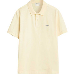 Gant Ανδρική Μπλούζα Polo Κοντομάνικη Κίτρινη 3G2210-713