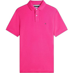 Tommy Hilfiger Ανδρική Μπλούζα Polo Κοντομάνικη Φούξια MW0MW17770-TZO