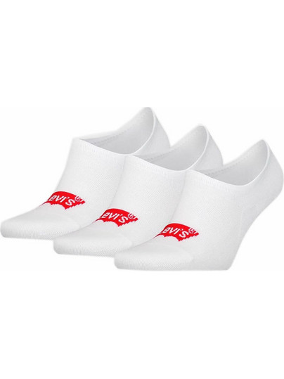 Levi's Ανδρικές Κάλτσες Σοσόνια Λευκές 3Pack 37157-0976