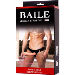 Baile Jessica Harness Strap On με Dildo 18cm Flesh