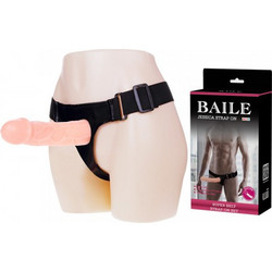 Baile Jessica Super Belt Harness Strap On με Dildo 15cm Flesh