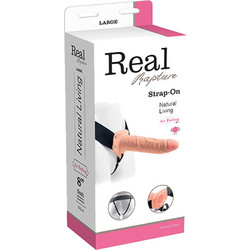 Toyz4lovers Real Rapture Hollow Harness Strap On με Dildo 20.5cm Flesh