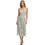 Superdry Midi Καλοκαιρινό Καθημερινό Φόρεμα Μεταξωτό Λευκό W8012079A-LOO