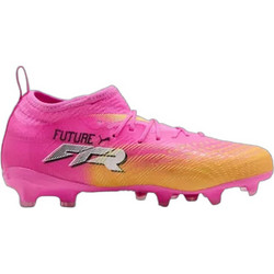 Puma Future 9 Match FG/AG 108721-05 Παιδικά Ποδοσφαιρικά Παπούτσια με Τάπες και Καλτσάκι Φούξια